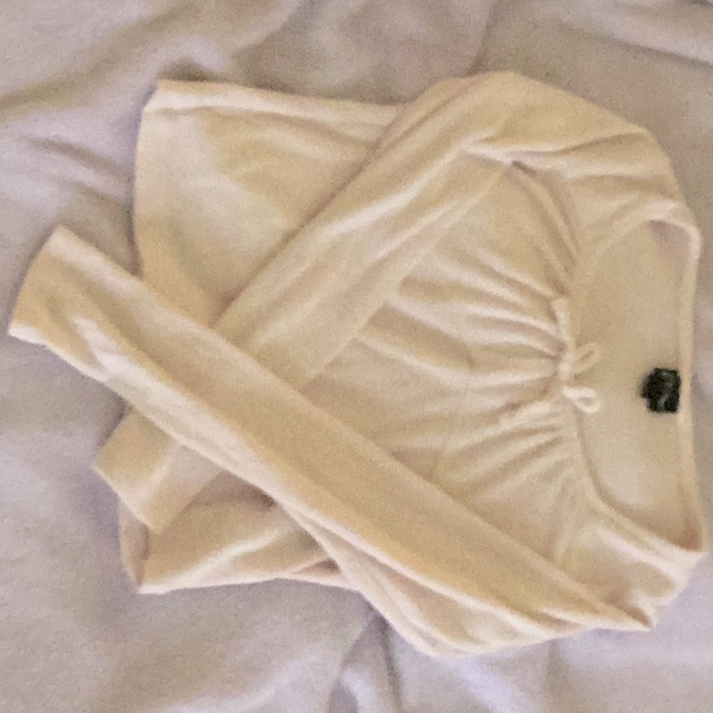 Coquette baby pink long sleeve shirt